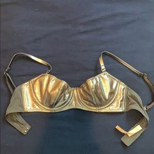 Victoria secret grey metallic  bra in size 32C